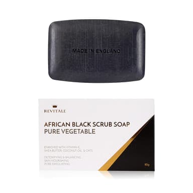 REVITALE BLACK SOAP 80G