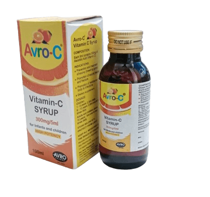 AVRO-C VITAMIN C SYRUP 300MG/5ML X 100ML