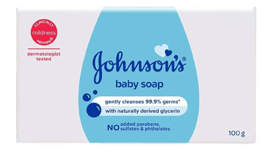 JOHNSON' BABY SOAP 100G X 4 PACKS