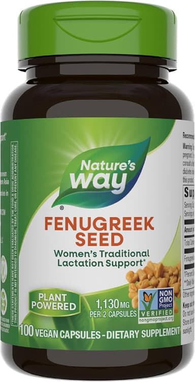 NATURES WAY FENUGREEK CAPS BY 180