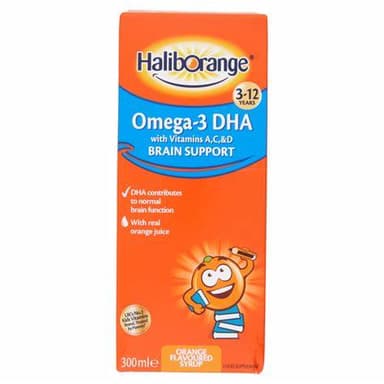 HALIBORANGE OMEGA-3 DHA LIQUID 300ML