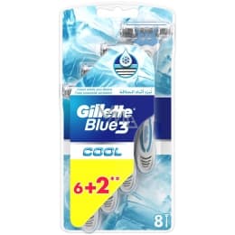 GILLETTE BLUE 3 COOL X8 STICKS(PACK)