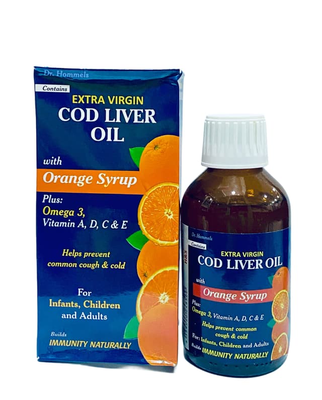 DR. HOMMEK COD LIVER OIL ORANGE SYRUP 200ML