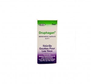 DRUPHAGAN STERILE EYE DROPS 5ML