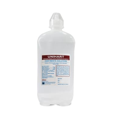 UNIHART SODIUM LACTATE 500ML INFUSION
