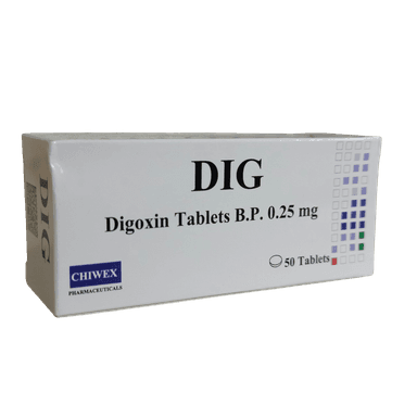 Digoxin-Assos 0.25mg tablet 50 tablets pack