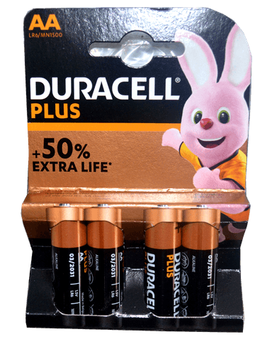 DURACELL PLUS AA X4