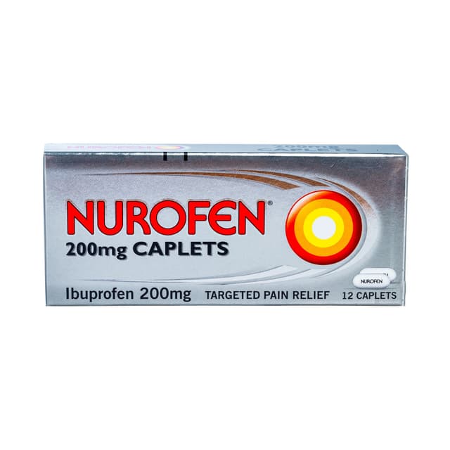 NUROFEN 200MG X 12 CAPLETS(PACK)