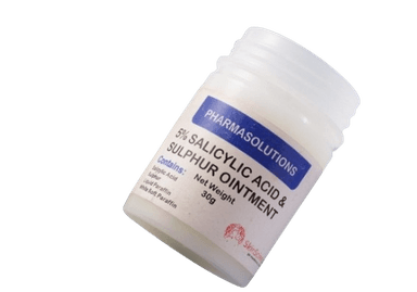 Pharmasolutions 5% Salicylic acid and sulphur ointment 30g