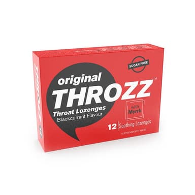 THROZZ THROAT LOZENGES X12(BLISTER)