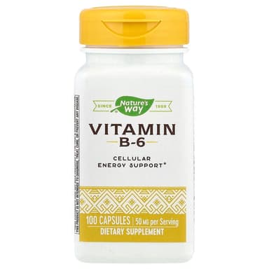 NATURE'S WAY VITAMIN B-6 50MG X 100 CAPS