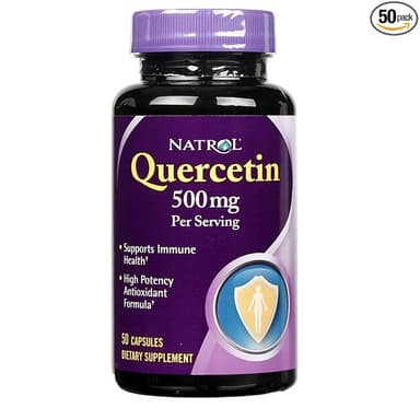 NATROL QUERCETIN 500MG X 50 CAPSULES