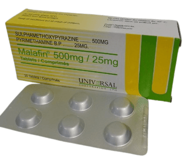 MALAFIN 500MG/25MG X 3 TABS