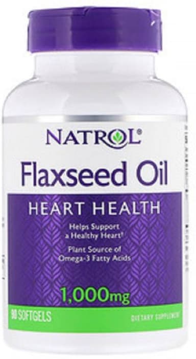NATROL OMEGA -3 FLAX SEED OIL 1000MG X 90 SOFTGELS