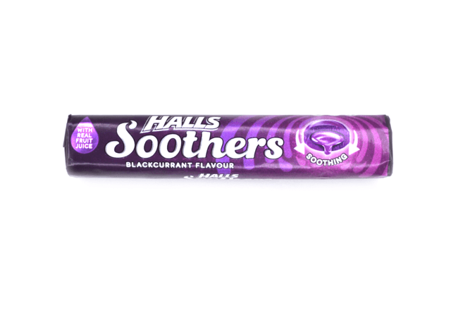 HALLS SOOTHERS BLACKCURRANT FLAVOR