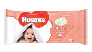 HUGGIES BABY SOFT SKIN WIPES