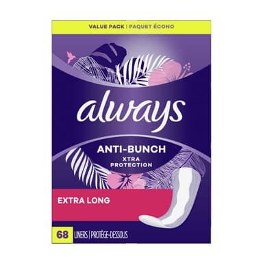ALWAYS ANTI-BUNCH XTRA PROTECTION EXTRA LONG X 68 PADS