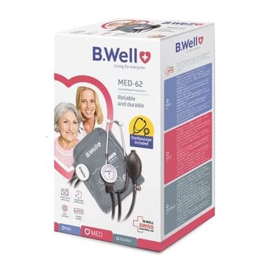B.WELL SWISS ANEROID BLOOD PRESSURE KIT MED-62