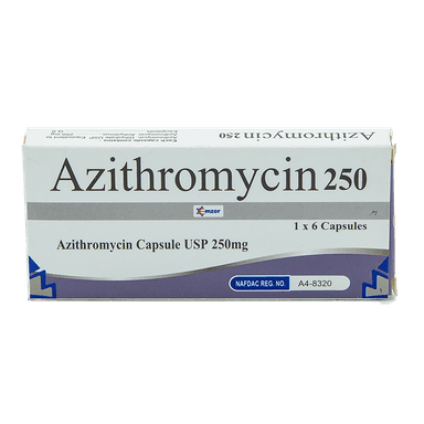 EMZOR AZITHROMYCIN 250MG X 6