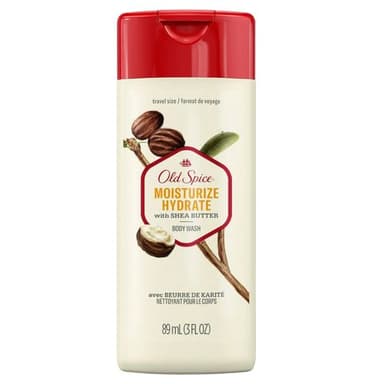 OLD SPICE MOISTURIZE HYDRATE WITH SHEA BUTTER BODY WASH 89ML