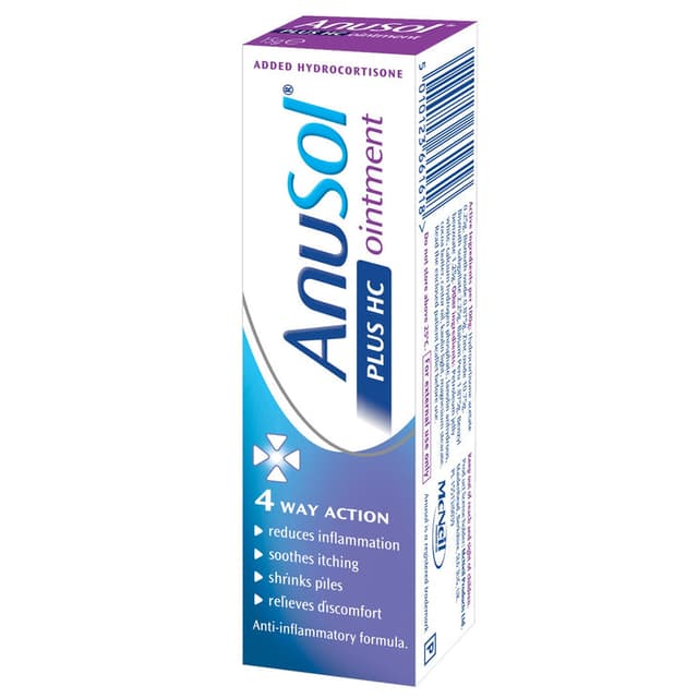 ANUSOL PLUS HC OINTMENT 15G