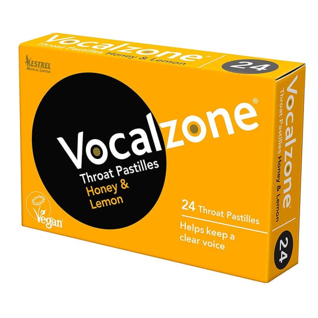 VOCALZONE THROAT PASTILLES (HONEY & LEMON) BLISTER