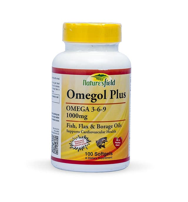 NATURE'S FIELD OMEGOL PLUS TRIPPLE OMEGA 3-6-9 X 100 TABS