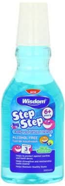 WISDOM STEP BY STEP MOUTHWASH 6+YEAR