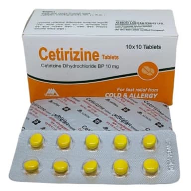 GET-Z 10 - CETRIZINE TABLETS 10MG PER SACHET