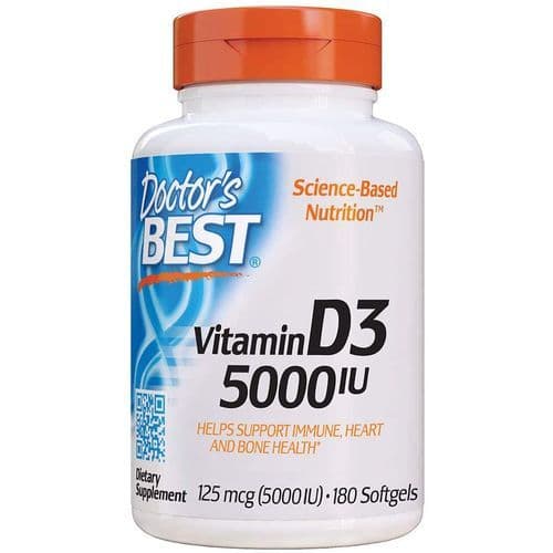 Doctor's Best Vitamin D3 5000IU 180 softgels