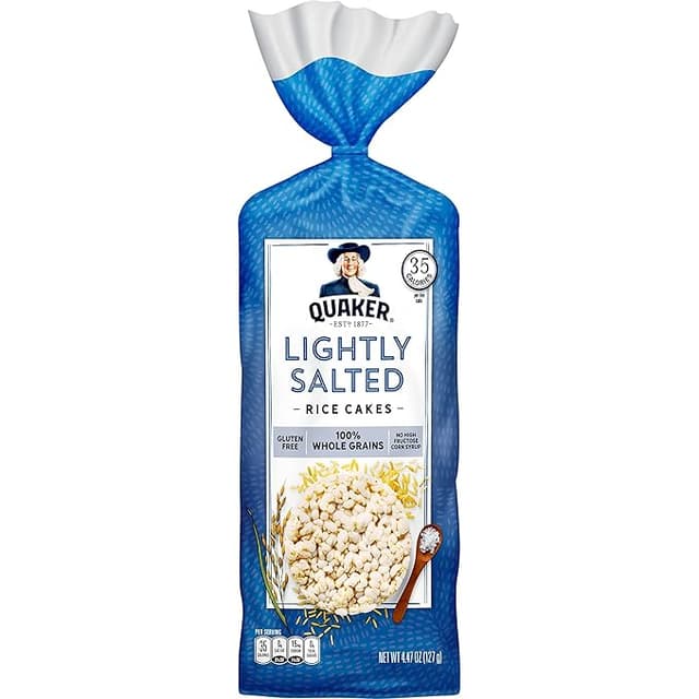 QUAKER RICE CAKES - LIGHTLY SALTED 127G
