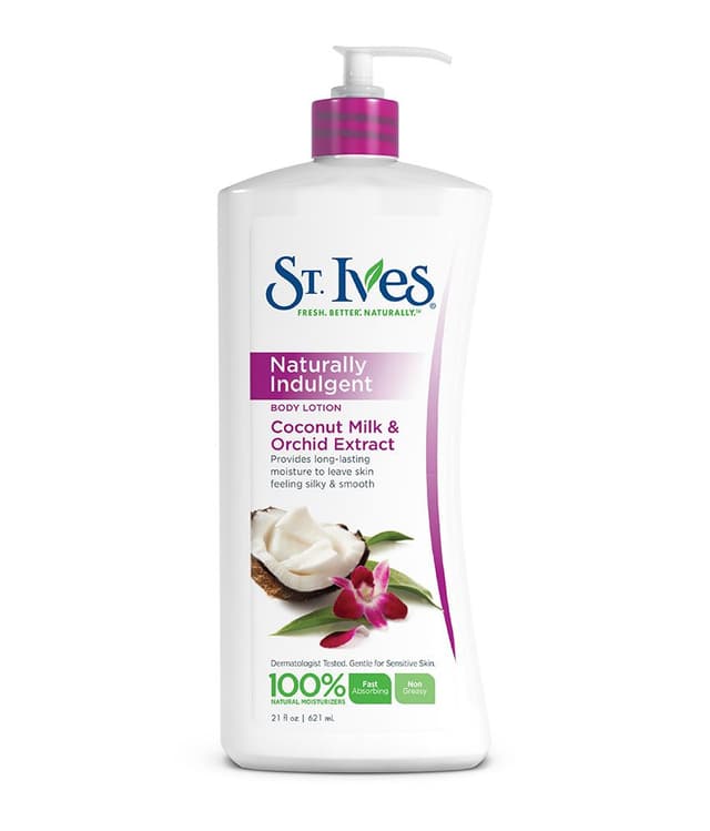 ST. IVES BODY LOTION(NATURALLY INDULGENT/SOFETENING) 621ML