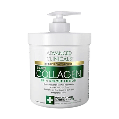 Advanced clinicals collagen skin rescue lotion