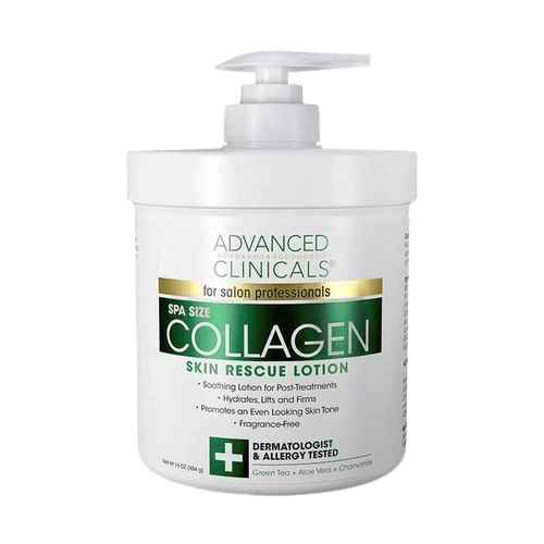 Advanced clinicals collagen skin rescue lotion