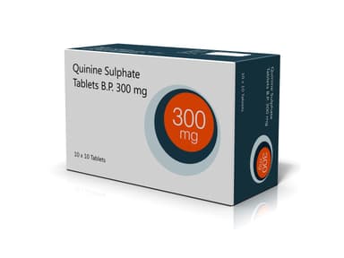 QUININE SULPHATE 300MG X 100 TABS