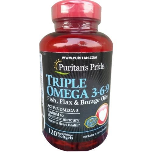 PURITAN TRIPLE OMEGA 3-6-9 X 120 SOFTGELS