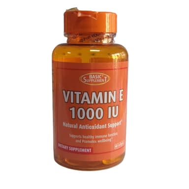 BASIC SUPPLEMENT VITAMIN E 1000IU X 60 TABS