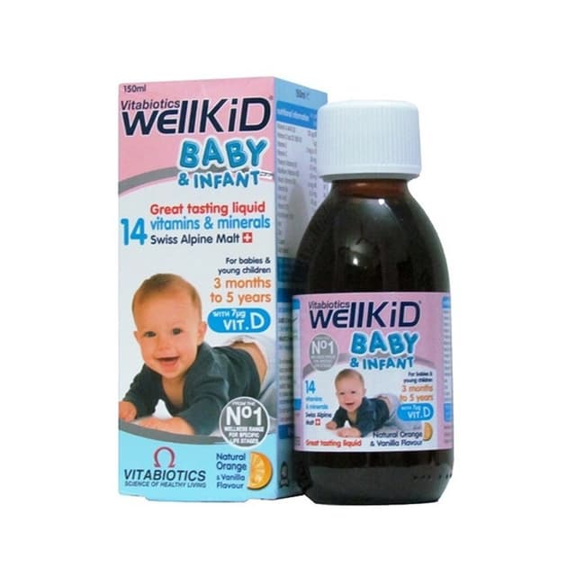WELLKID BABY SYRUP 150ML 14 VIT