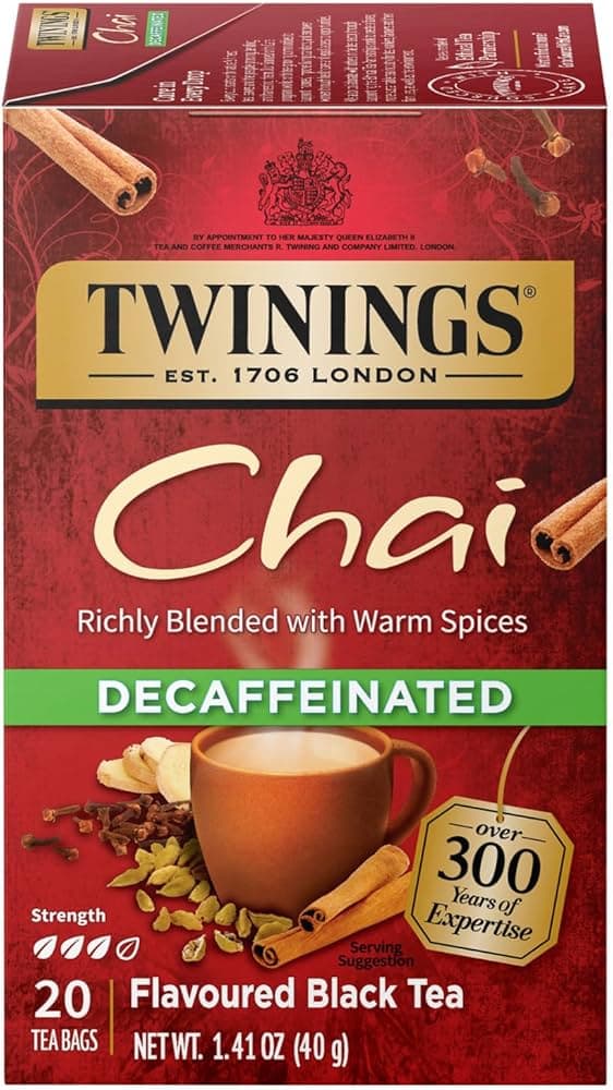 TWINING CHAI TEA DECAFFEINATED
