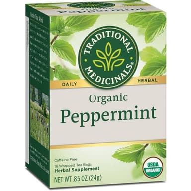 TRADITIONAL MEDICINALS PEPPERMINT TEA