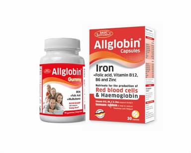 ALLGLOBIN CAPSULES X 30(BASIC SUPPLEMENTS)