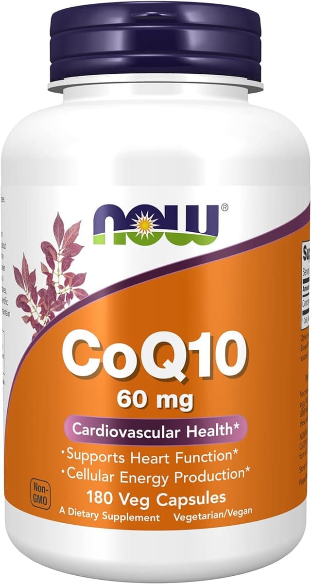 NOW COQ10 60MG BY 60CAPS
