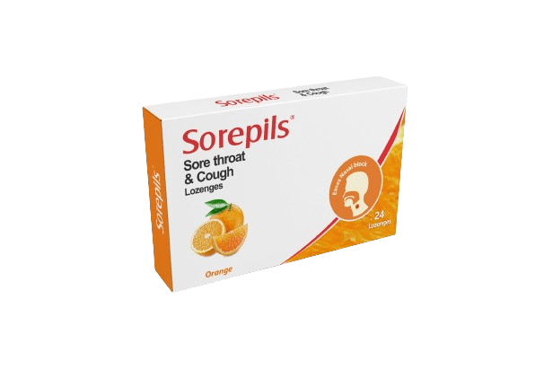 SOREPILS SORE THROAT & COUGH LOZENGES X 24