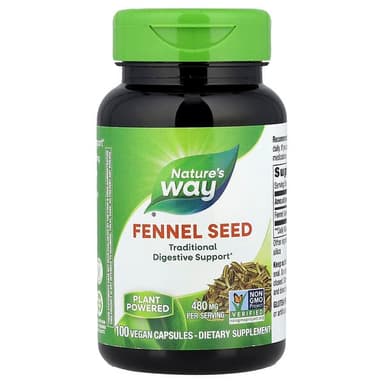 NATURE'S WAY FENNEL SEED 480MG X 100 VEG CAPS