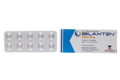 BILAXTEN 20MG X 10 TABLETS PACK
