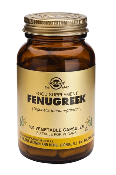 SOLGAR FENUGREEK 520MG X 100 VEG CAPS