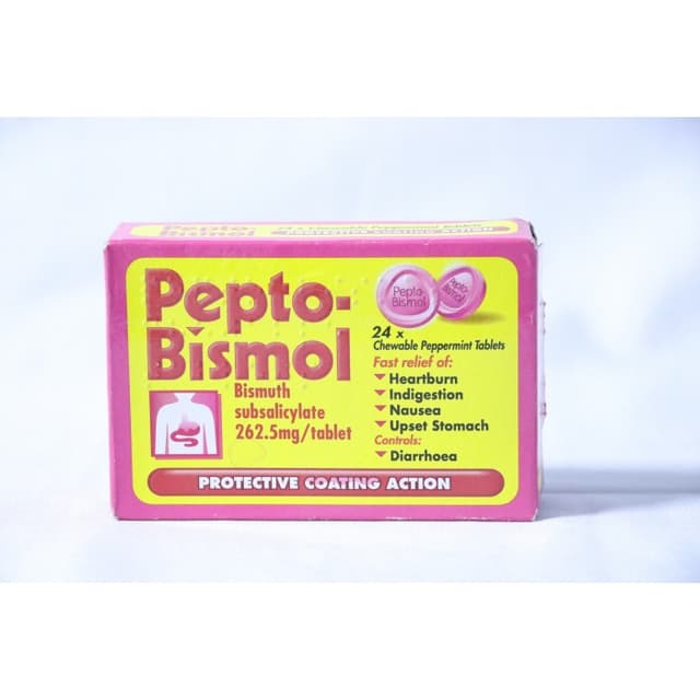 PEPTO-BISMOL X24 CHEWABLE TAB(PACK)