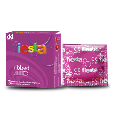 FIESTA CONDOM(RIBBED)