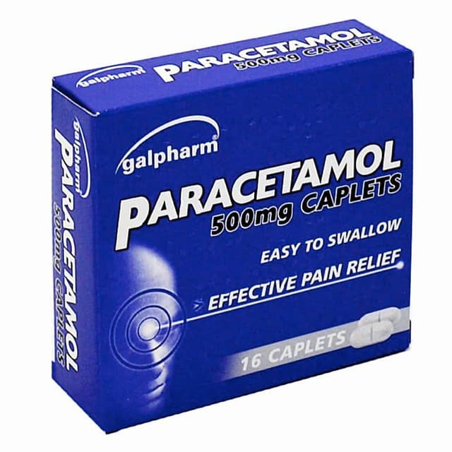 PARACETAMOL CAPLET 500MG 16 CAPLETS