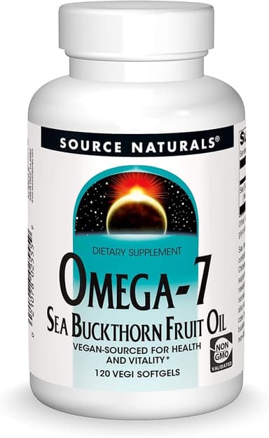 SOURCE NATURALS OMEGA-7 SEA BUCKTHORN OIL X 120 TABS
